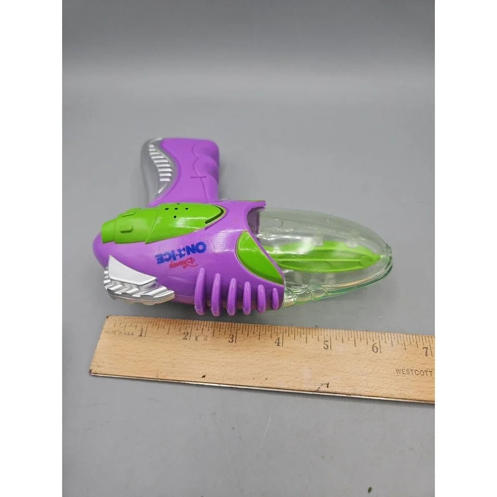 Disney On Ice Buzz Lightyear Blaster Gun Lights Sound Tested Works Purple Green